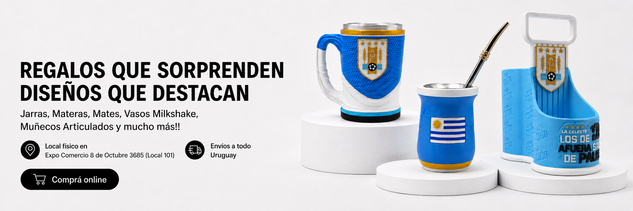Bienvenidos a FS3D Creaciones: regalos que sorprenden, diseños que destacan. Comprá online.