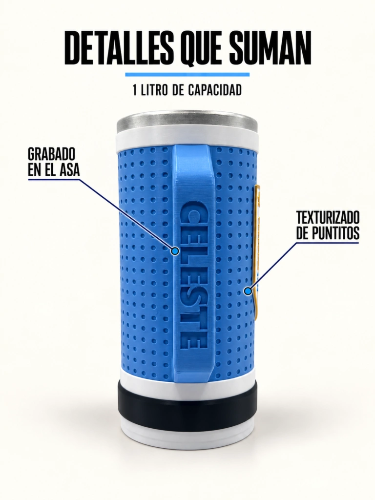 Jarra de 1 litro - uruguay asa